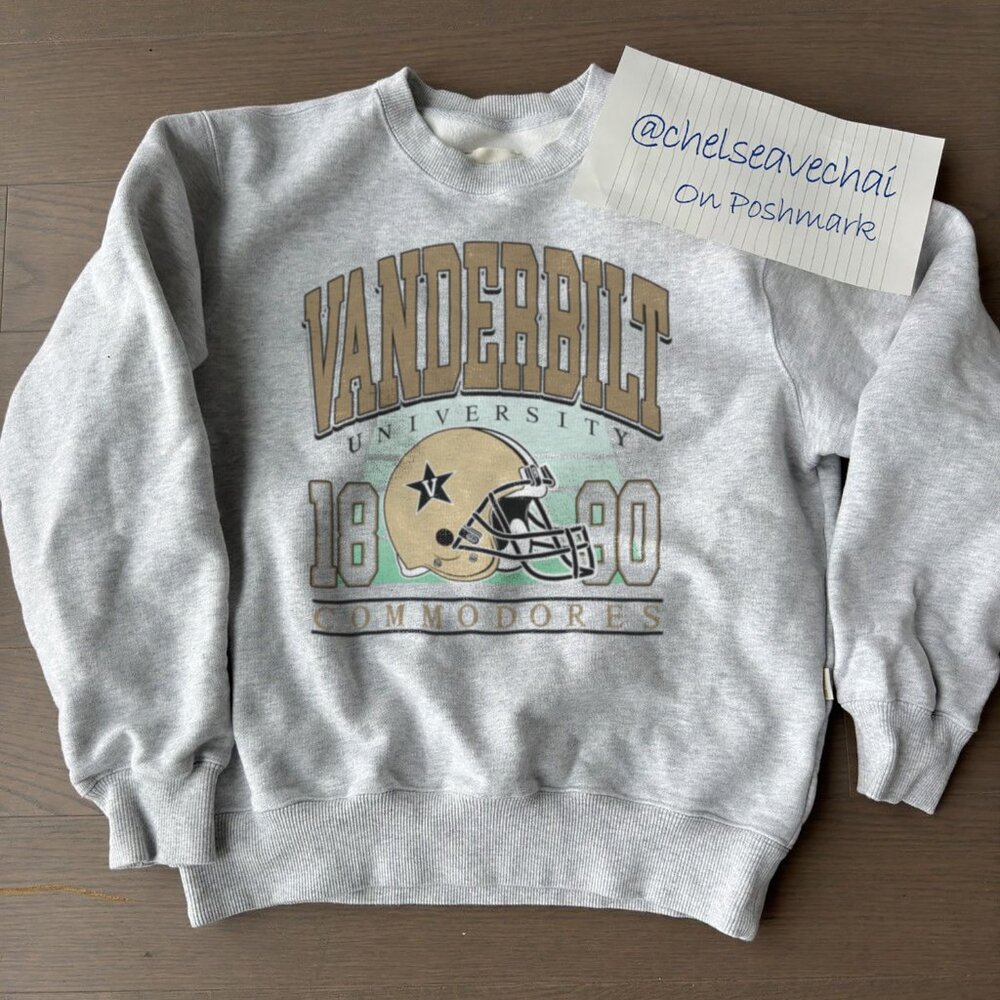 90s Vanderbilt Commodores NCAA Football Sweatshirt, Vanderbilt University Shirt